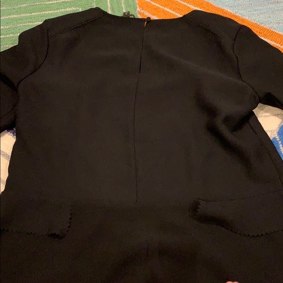 Banana Republic Black Peplum blouse size S - Picture 5 of 5